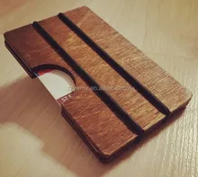 Trending деревянный визитница минималистский кредитные карты кошелек современный дизайн бумажник