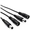 Factory Price 12V 5521 5.5*2.1mm / 5.5*2.5mm Male Female 12V 24V Extension DC Power Cord Cable For CCTV