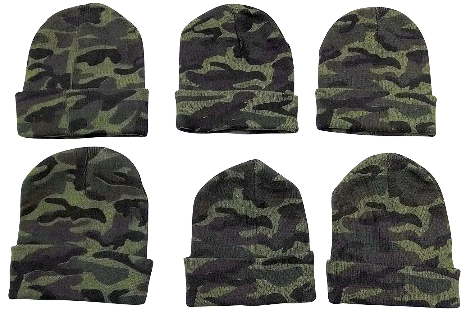 6 Mens Toboggan Hat Black Beanie Hats by excell Thermal Sport Mens Womens,Winter Hats