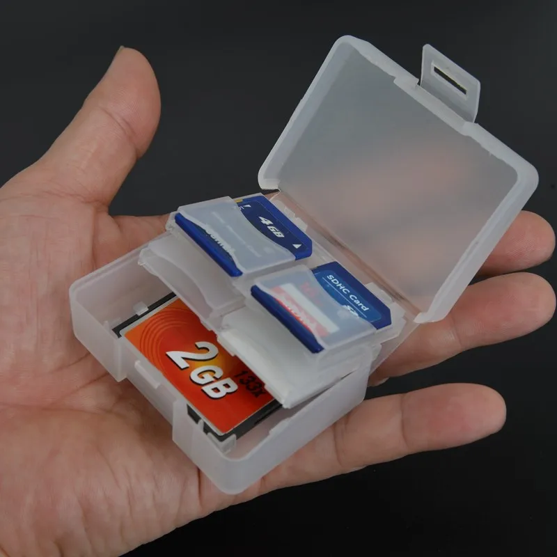Plastic Multi Function Memory Card Case Waterproof Sd Memory Card