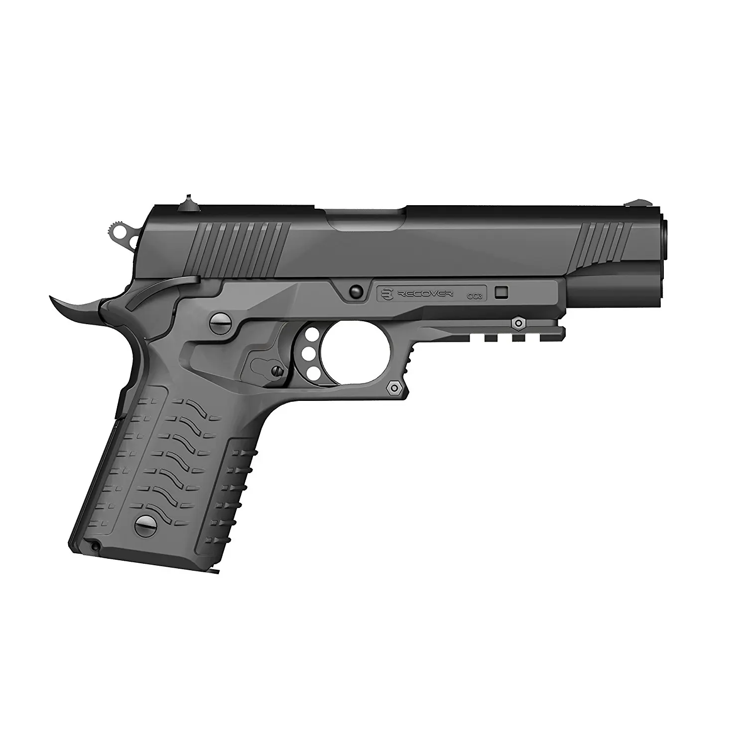 Recover Tactical CC3 H 1911 Grip & Rail System. 