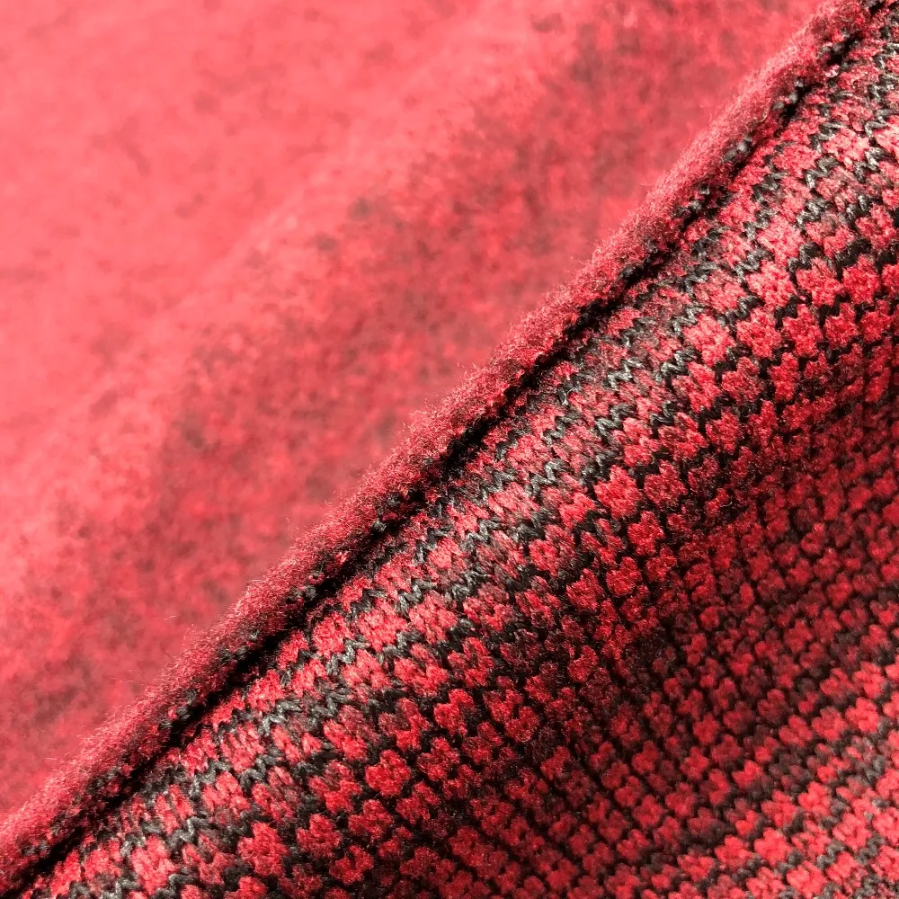 Hot Sale Cotton Polyester Jacquard Plaid Fleece Fabric Buy Plaid Fleece Fabric,Cotton