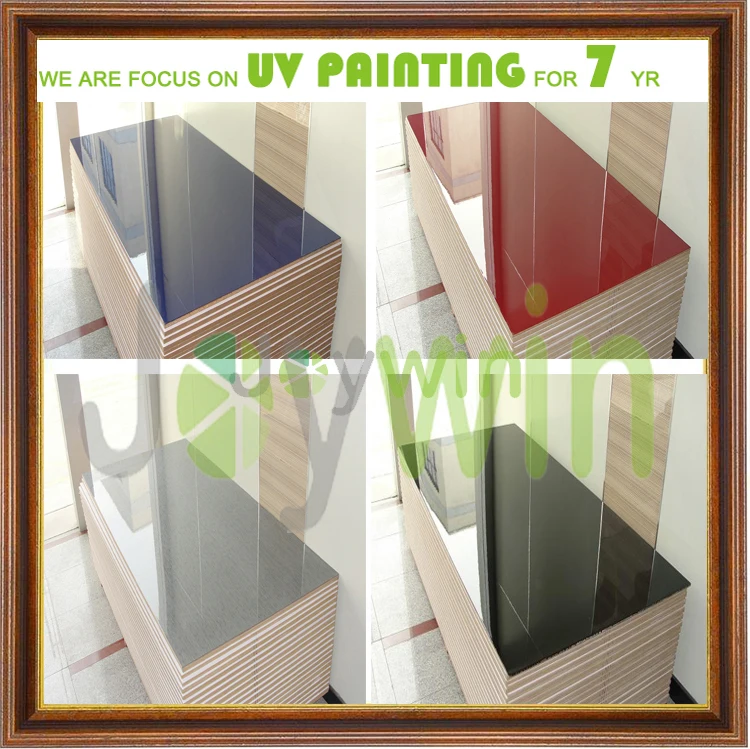 Gold supplier Shenzhen factory high gloss laminate furniture mdf board 122x280