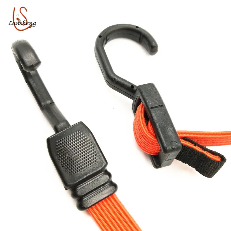 18mm 36" 48" Bulk Adjustable Bike Rubber Flat Elastic Bungee Cord With