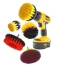 Drillbrush Ultimate Grout Cleaning Kit with Long Reach Extension - Shower Curtain - Bath Mat - Bathroom Cleaner - Drill Brush