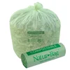 100% biodegradable transparent bag on roll/compostable cornstarch flat vegetable shopping bags on roll