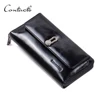 CONTACT'S New Arrived Wallet Factory Genuine Vintage Leather Designer Party Ladies Evening Clutch Wallet