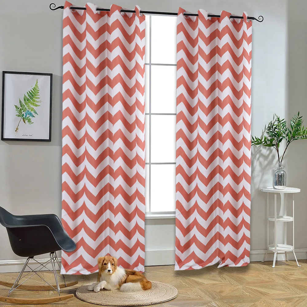 Newest Amazon hot sell 100%polyester window curtain