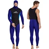 SBART two piece winter warm jellyfish wetsuit 3mm diving suits for man