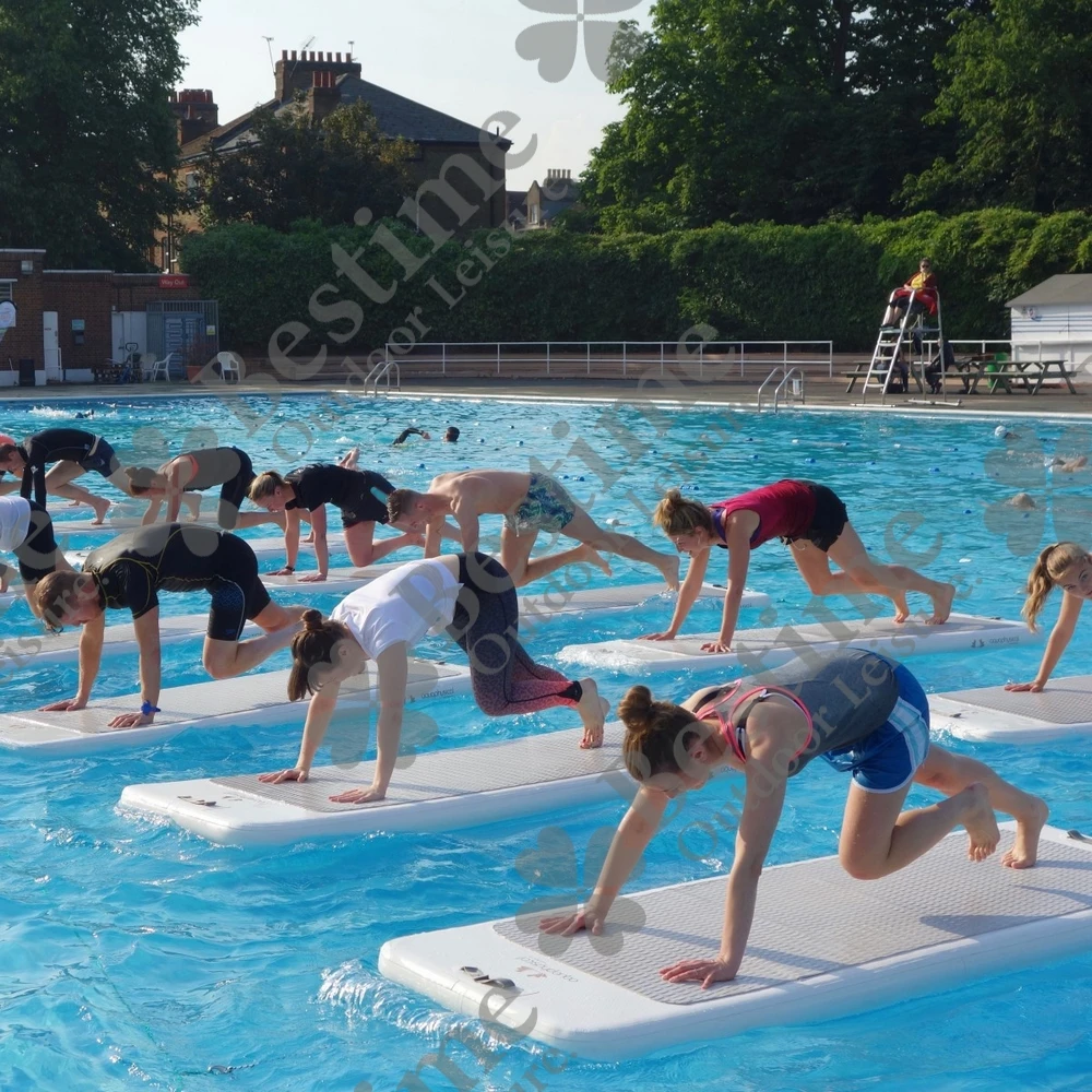 Opblaasbare Yoga Matten Gymnastiek Mat Op Water Fitness ...