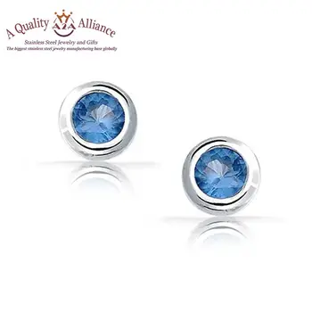 Best Brand Oem Blue Earring Studs Men Ear Stud Earrings Jewelry Best Brand Oem Blue Earring Studs Men Ear Stud Earrings Jewelry