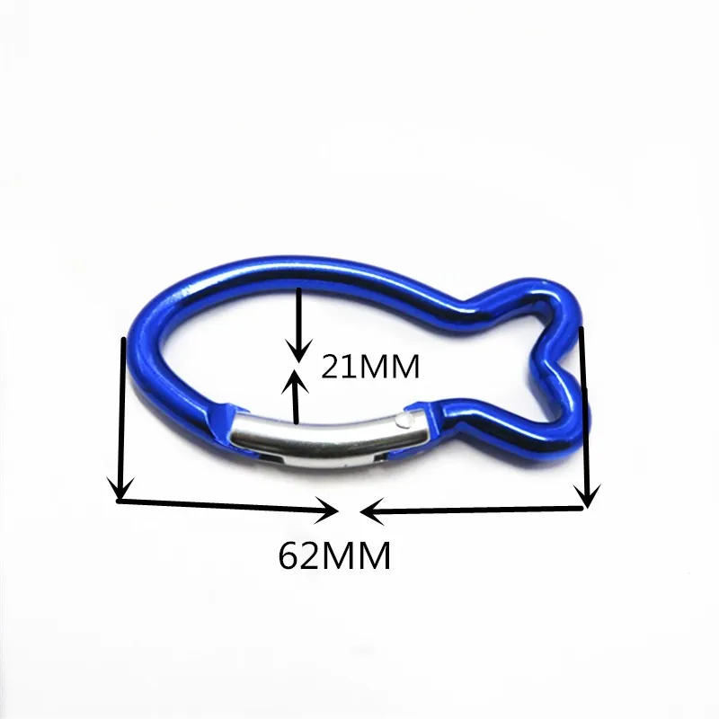 62mm Cheap Small Fish Shape Carabiner Buy Cheap Carabiners,Small