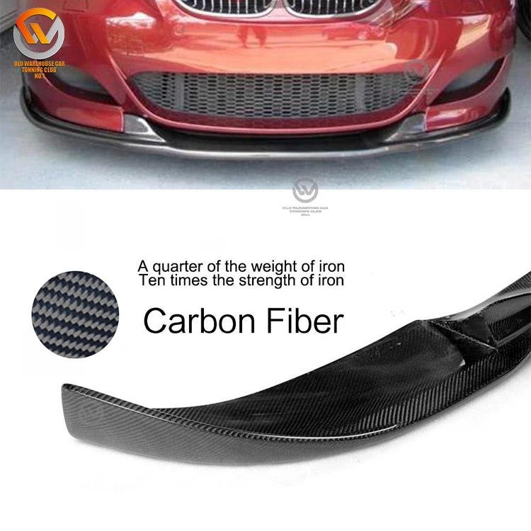 Carbon Fiber Front Bumper Add-on Lip For 5 Series E60 E61 M5 04-10 ...