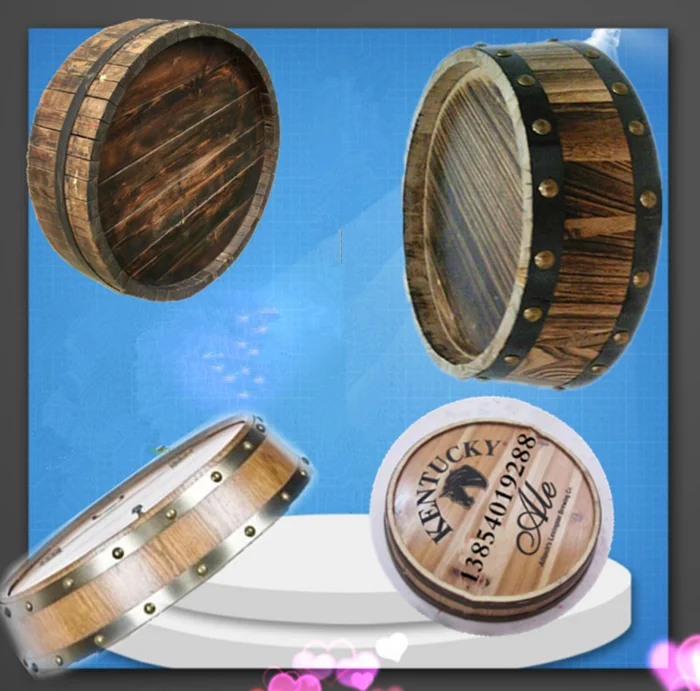 Decoration Half Barrel Solid Wood Custom Size,Color,Logo Buy Half