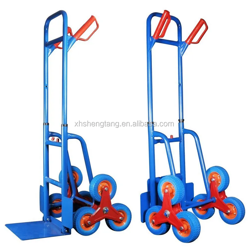3 Wheel Hand Truck For Climbing Stairs Convertible Telescopic Hand