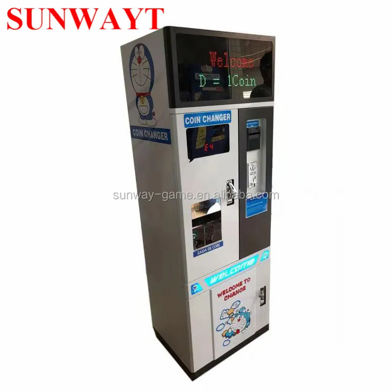 Highly Security Bill To Coin Coin Exchange Machine For Coin Operated