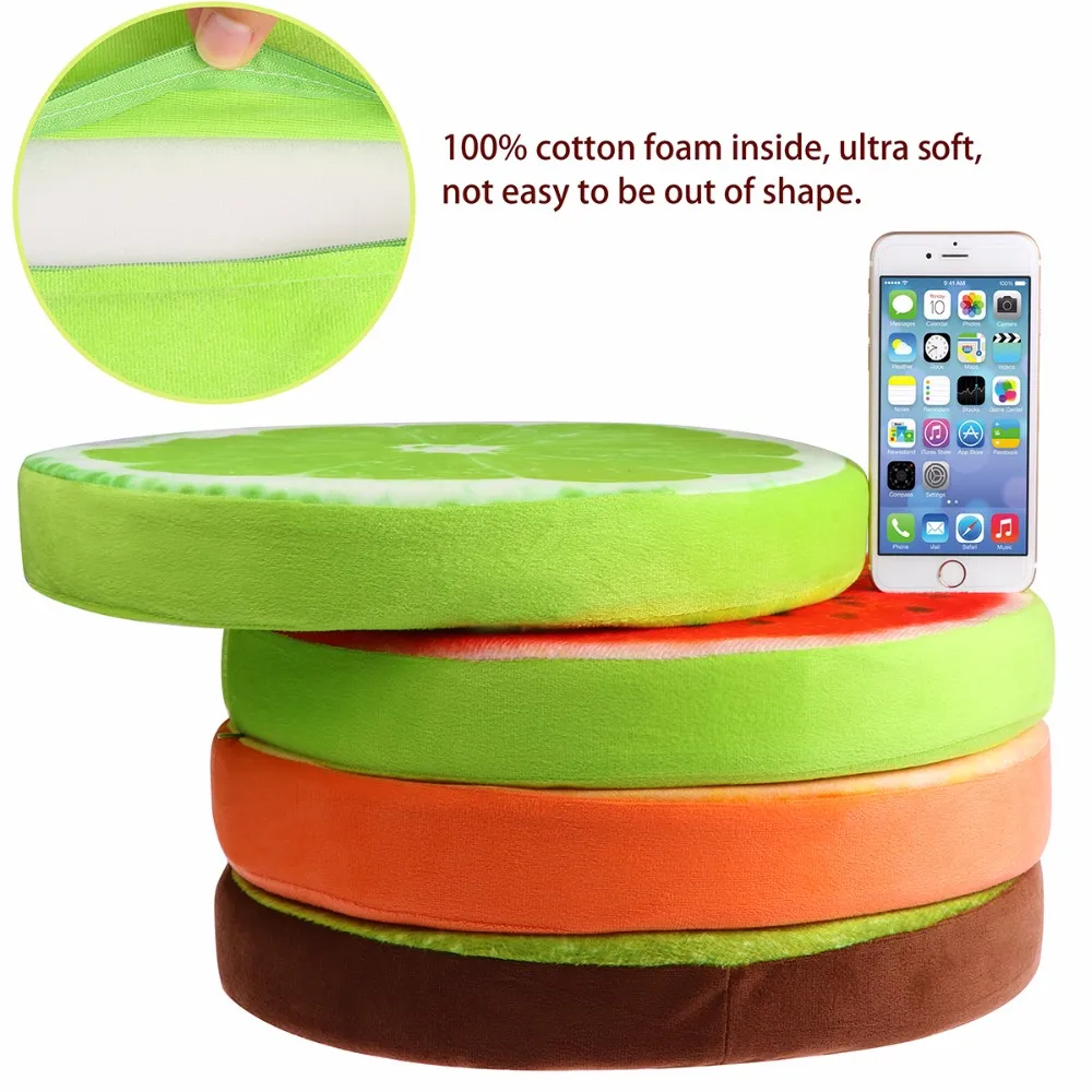 3d fruit pillow