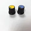 Dia.15*H15mm Potentiometer Knob for Knurled Shaft and D Shaft Plastic Dual Color