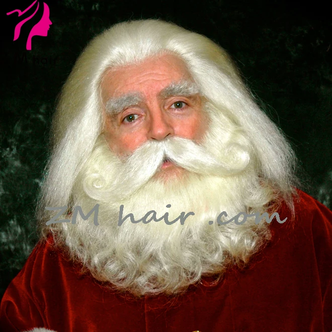 新しい白雪姫ヤックヘアサンタウィッグとひげレースセット Buy ヤクサンタのかつらとひげレース サンタのかつらとひげ 白サンタのかつらとひげレース Product On Alibaba Com
