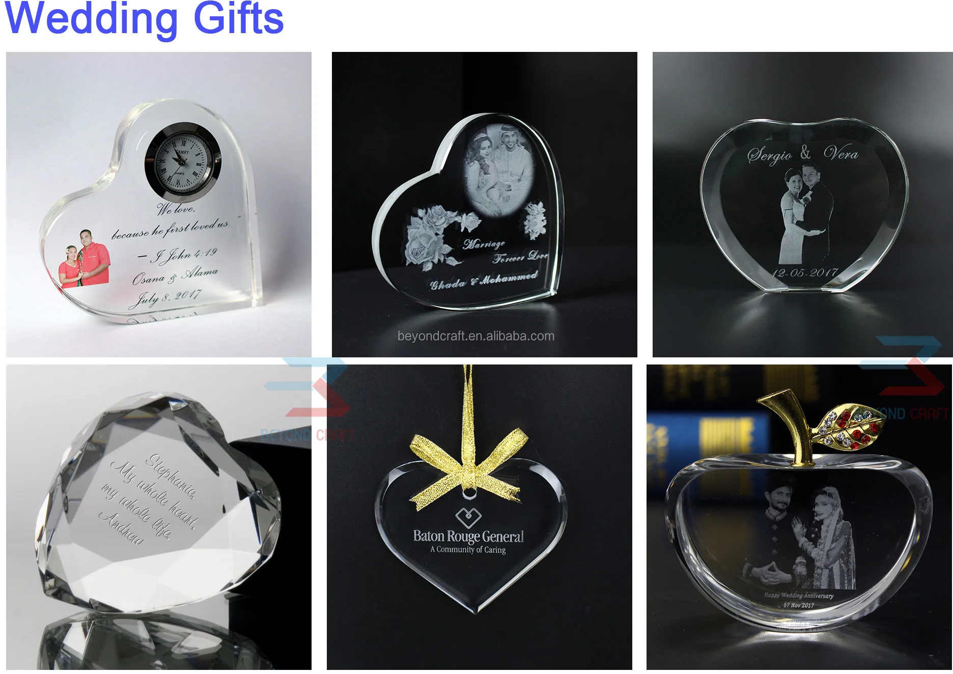 Wedding Anniversary Gifts Crystal Ring Wedding Souvenirs For Couples