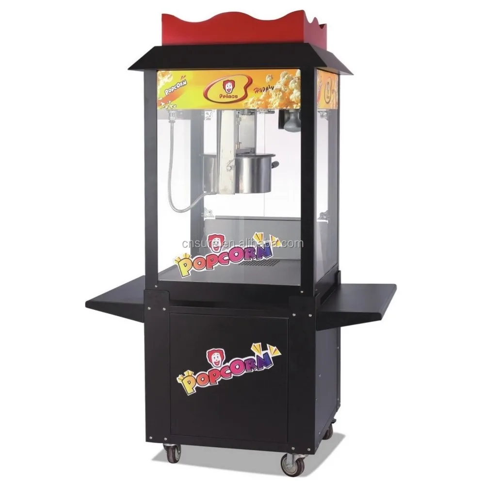 China Stainless Steel Commercial Caramel Kettle Corn Popcorn Machine