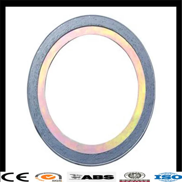 Asme B16.2 304/316 Ss Inner/outer Ring Graphite Spiral Wound Gasket