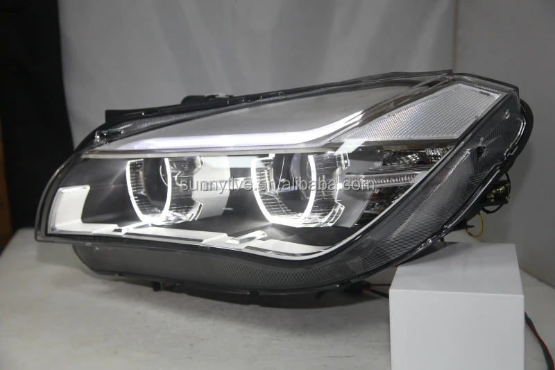 For BMW X1 E84 LED Strip Angel Eyes Head Light 2009-2014 year LF