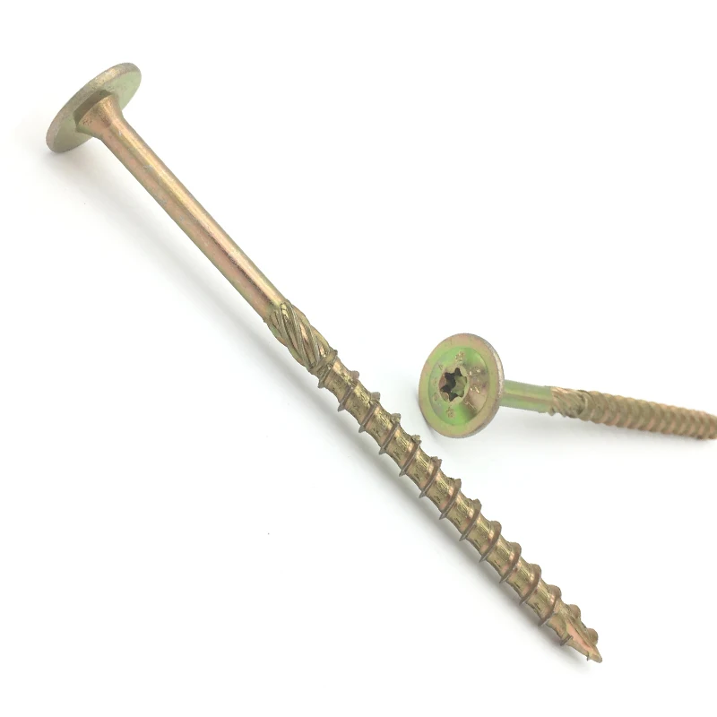 T40 Torx Drive Wafer Head Construction Lag Screws - Buy Large Head Lag ...