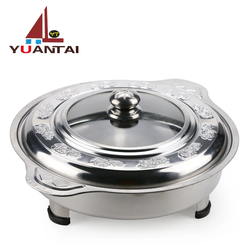 Stainless Steel Chafing Dishes Glass Cover For Catering Equipment