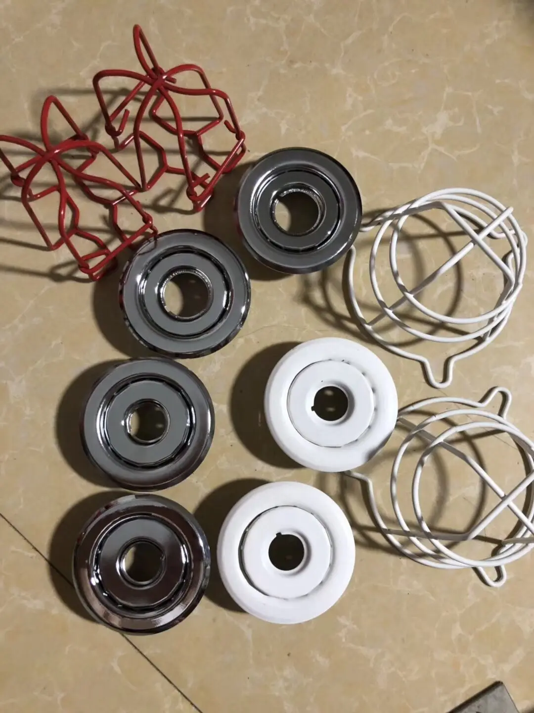 Stainless Steel Chrome Firefighting Sprinkler Head Guard And Shields