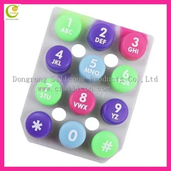 Factory Oem Top Quality Silicone Colorful Custom Usb Keypad Made By