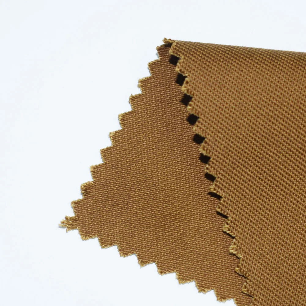 97 Cotton 3 Spandex Twill Fabric Shrink Resistant Twill With Peach