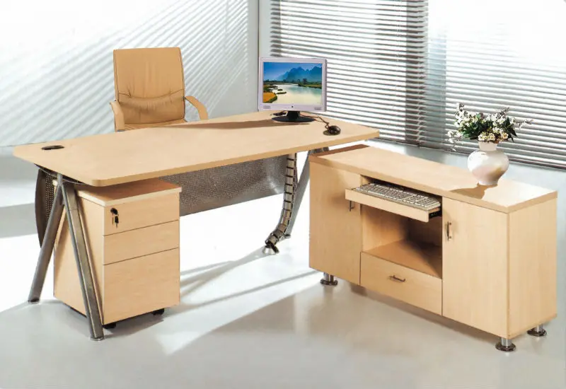 Hot Sale Modern New Design Steel Frame Secretary Desk Office