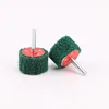 Non woven Mop flap wheel with shift /Mop flap wheel with shank /flap wheel for polishing metal
