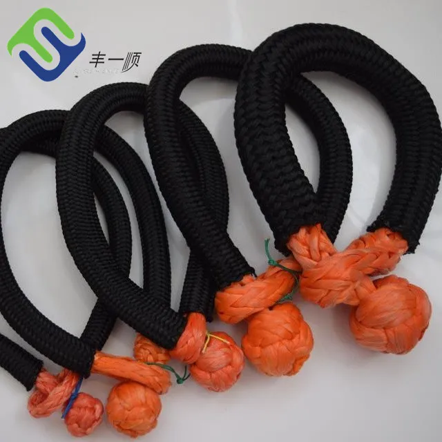 Red Color UHMWPE Soft Adjustable Shackle 8mmx150m With Loading 9384kgs