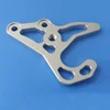 metal parts custom fabrication service, cnc machining aluminum mobile phone frame/ button with sand blasted
