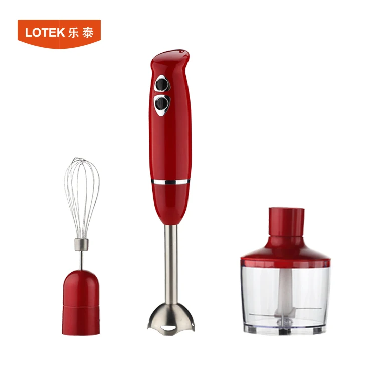 Corded Hand Blender (Red) Blender Blender portable Licuadoras para