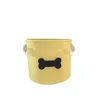 Pet dog toy with bone storage basket/pet house with handles