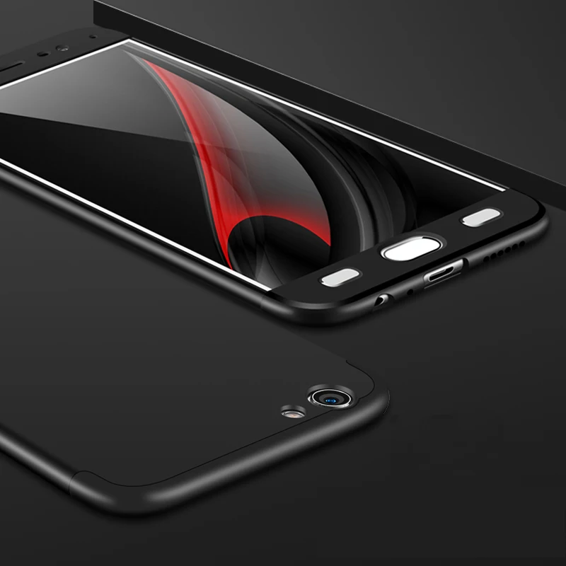 2018 hot sell 360 cover Removable 3in1 Hard PC Shield Back Cover Case for Vivo Y67 phone cases