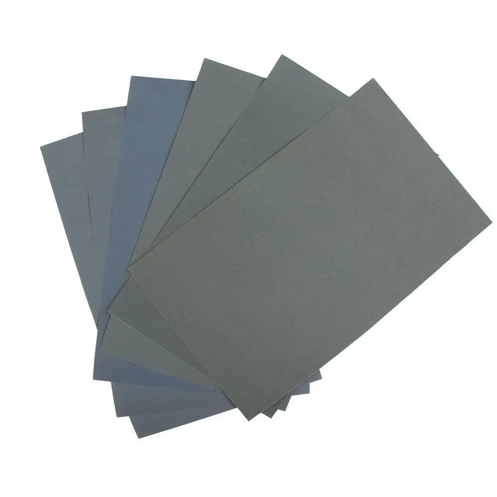 Waterproof Abrasive Paper - TOOGOO(R)6x Waterproof Abrasive Paper Sand Paper P600/1000/1200/1500/2000/2500