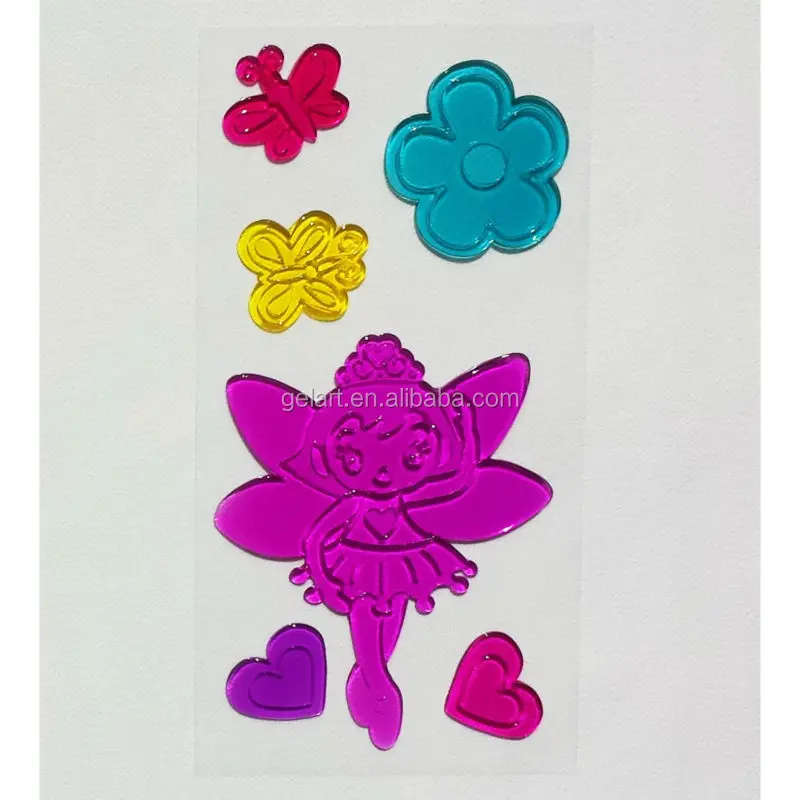 Window Gel Stickers Jelly Windows Stickers Normal Gel Clings Coffee