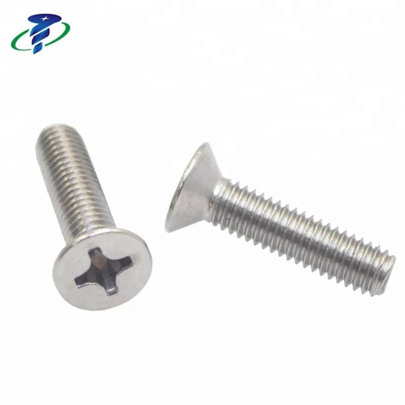 Stainless Phillips/cross Flat Head Csk Head Machine Screw M6 - Buy Csk ...