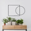 Factory directly north european style simply design metal wire wall art decor soft home decor