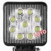 27w Square 4 Inch Work Light Work light for Truck/Tractor/4x4/Off Road/ATV/Vehicle/Bus