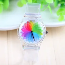 Dámské extravagantní silikonové hodinky v různých provedeních z Aliexpress