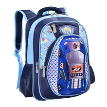 Orthopedics schoolbags 3D car children school bags high quality Cartoon backpack large capacity Travel Backpack for boys girls