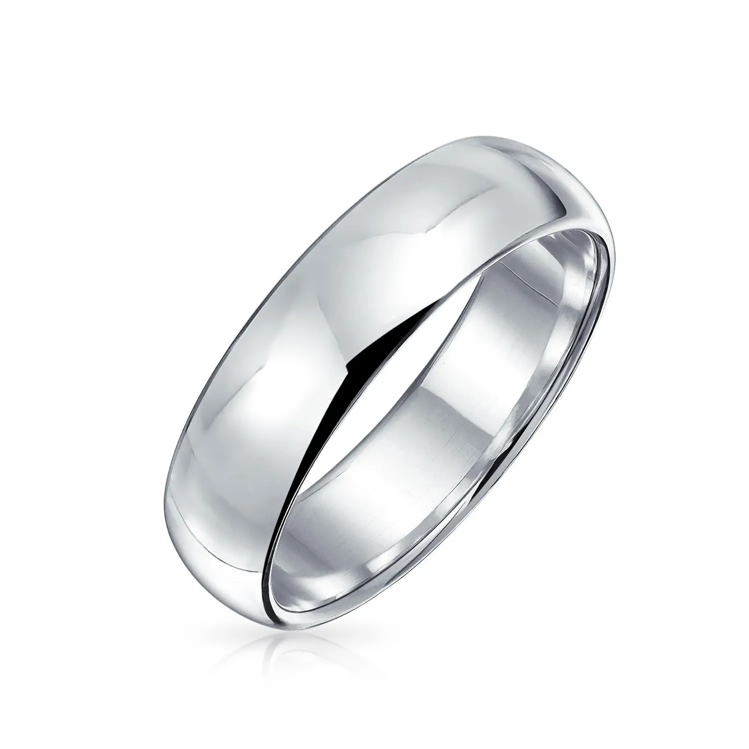 Thin Silver Wedding Band Find Deals Get Quotations Polished 5mm Uni Sterling Silver Wedding Band