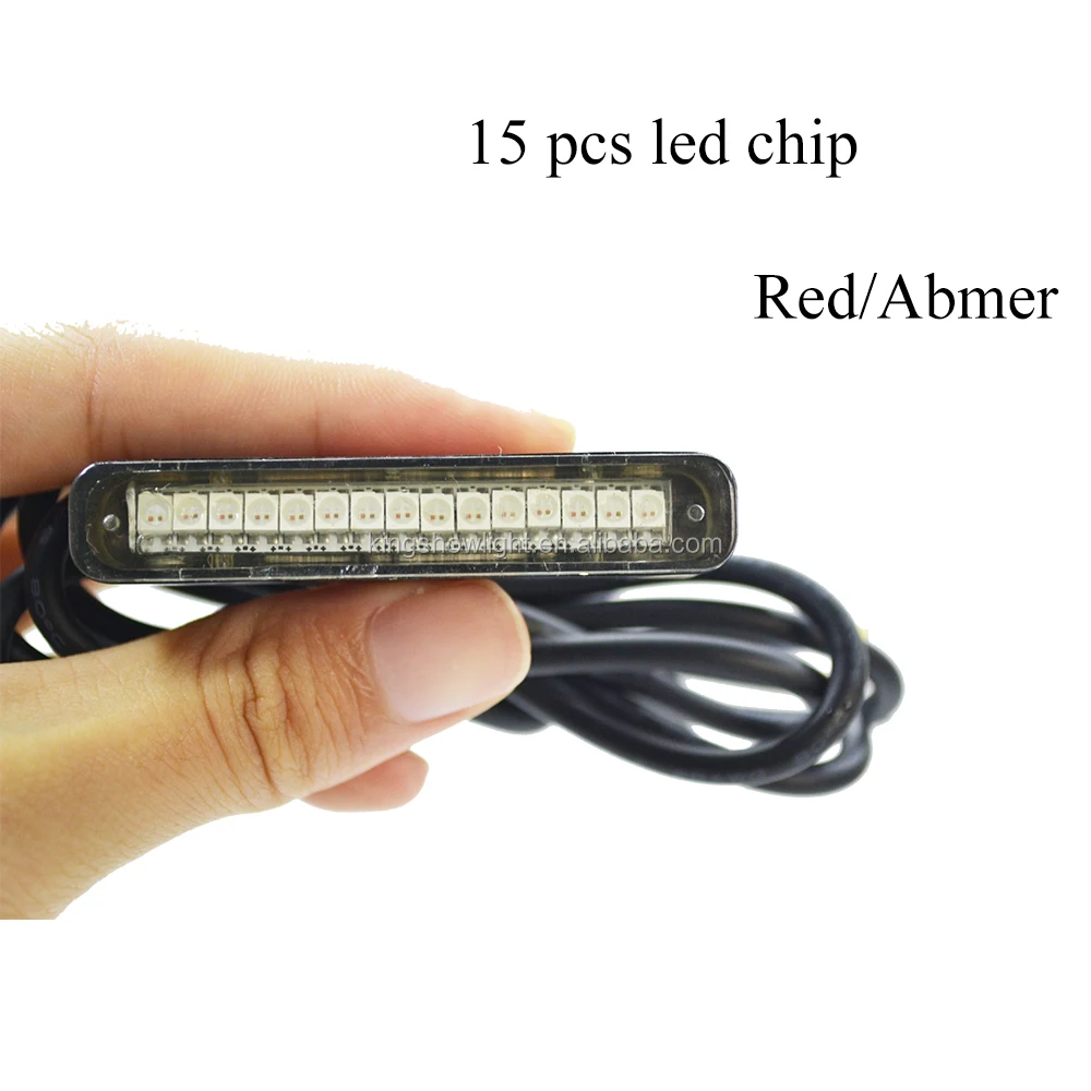 Super Bright RED &  Yellow  LED License Plate Light