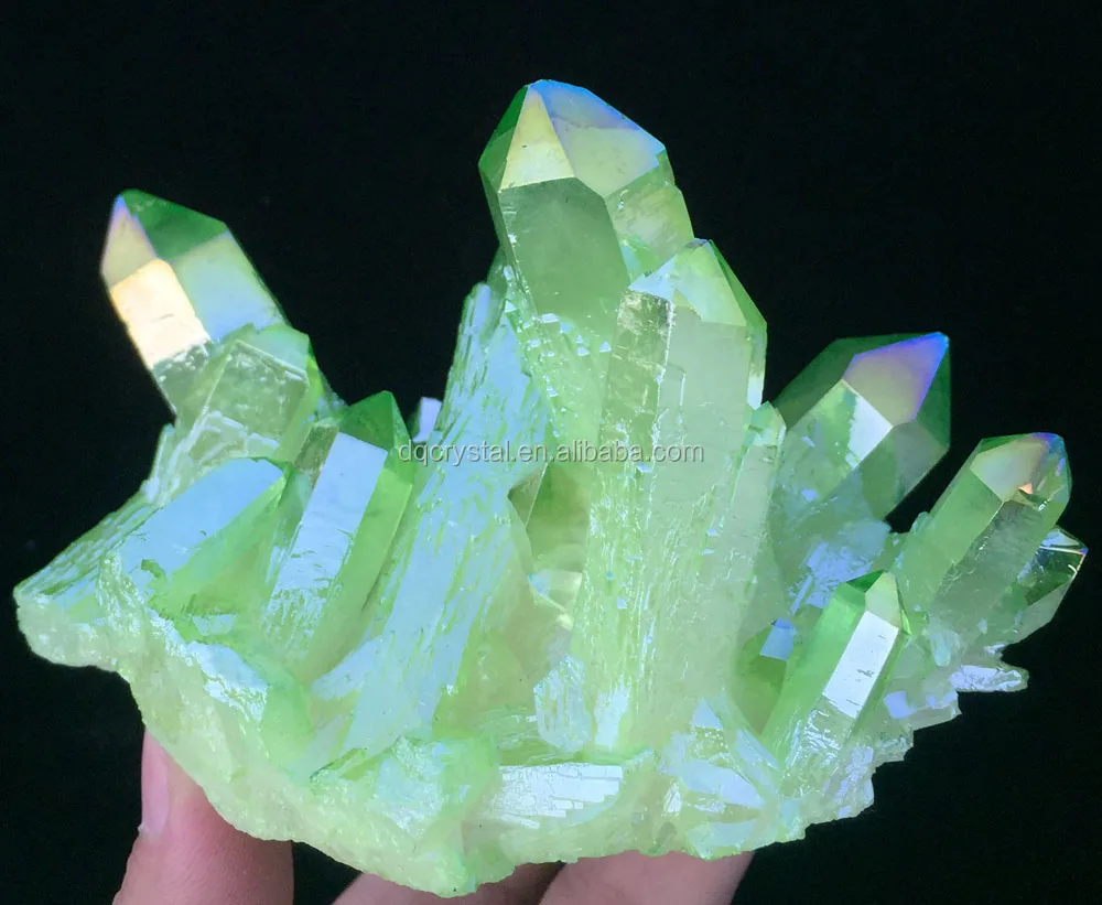 Wholesale Beautiful Cyan Crystal Cluster Decorations For Sale Buy