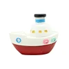 Roogo resin creative handmade kindergarten series desk decor small red yacht shape furnishing articles for sale